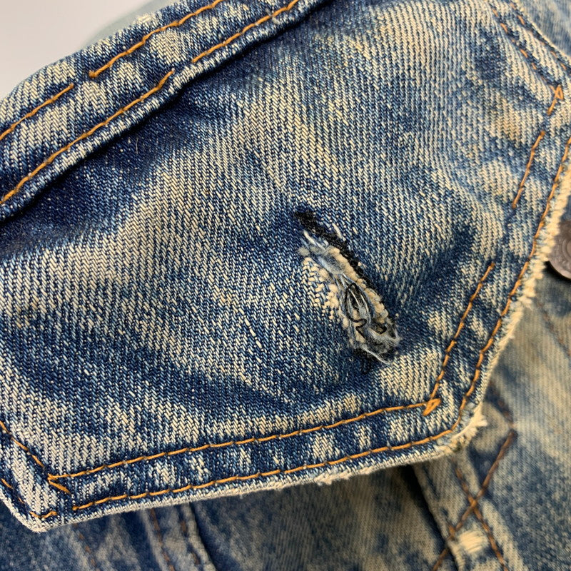 【現状渡し品】【メンズ】 LEVI'S リーバイス 70505 刻印52 USA製 3RD DENIM TRACKER JACKET デニム トラッカー ジャケット アウター 146-261024-ya-18-izu サイズ：下記参照 カラー：インディゴ 万代Net店
