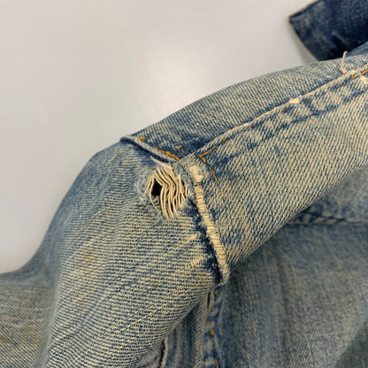 【現状渡し品】【メンズ】 LEVI'S リーバイス 70505 刻印52 USA製 3RD DENIM TRACKER JACKET デニム トラッカー ジャケット アウター 146-261024-ya-18-izu サイズ：下記参照 カラー：インディゴ 万代Net店
