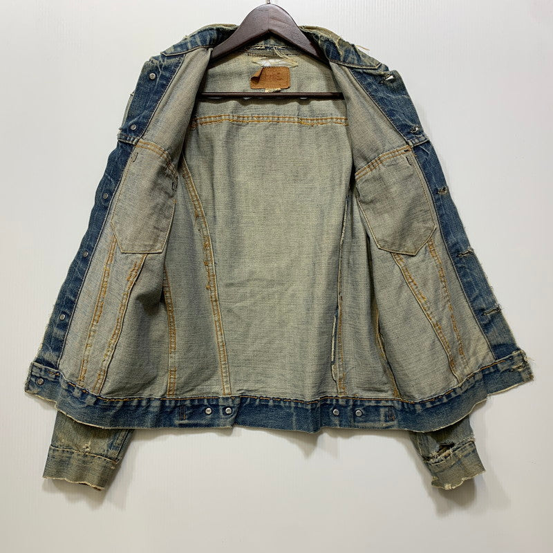 【現状渡し品】【メンズ】 LEVI'S リーバイス 70505 刻印52 USA製 3RD DENIM TRACKER JACKET デニム トラッカー ジャケット アウター 146-261024-ya-18-izu サイズ：下記参照 カラー：インディゴ 万代Net店