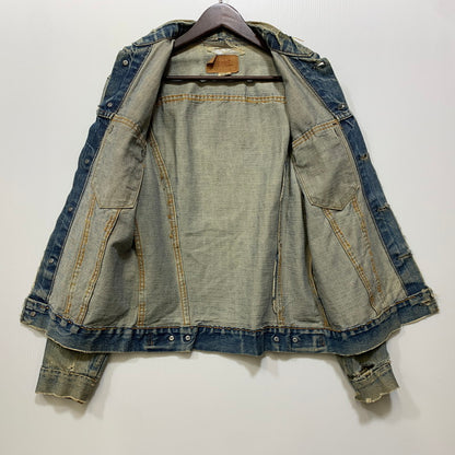 【現状渡し品】【メンズ】 LEVI'S リーバイス 70505 刻印52 USA製 3RD DENIM TRACKER JACKET デニム トラッカー ジャケット アウター 146-261024-ya-18-izu サイズ：下記参照 カラー：インディゴ 万代Net店