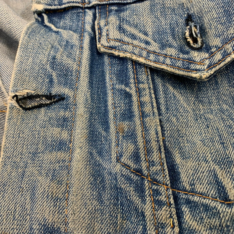 【現状渡し品】【メンズ】 LEVI'S リーバイス 70505 刻印52 USA製 3RD DENIM TRACKER JACKET デニム トラッカー ジャケット アウター 146-261024-ya-18-izu サイズ：下記参照 カラー：インディゴ 万代Net店