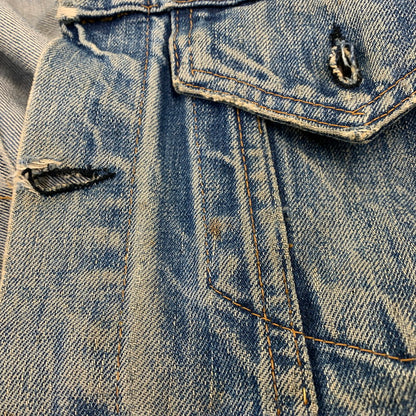 【現状渡し品】【メンズ】 LEVI'S リーバイス 70505 刻印52 USA製 3RD DENIM TRACKER JACKET デニム トラッカー ジャケット アウター 146-261024-ya-18-izu サイズ：下記参照 カラー：インディゴ 万代Net店