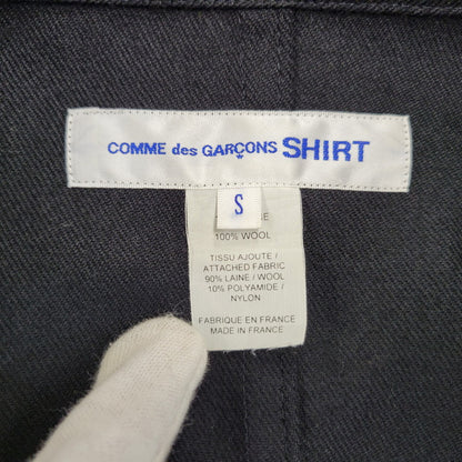 【中古品】【メンズ】 COMME DES GARCONS SHIRT コムデギャルソンシャツ 18AW WOOL JACKET ウール ジャケット アウター 140-261023-cs-02-izu サイズ：S カラー：ブラック 万代Net店