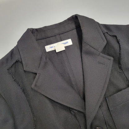 【中古品】【メンズ】 COMME DES GARCONS SHIRT コムデギャルソンシャツ 18AW WOOL JACKET ウール ジャケット アウター 140-261023-cs-02-izu サイズ：S カラー：ブラック 万代Net店