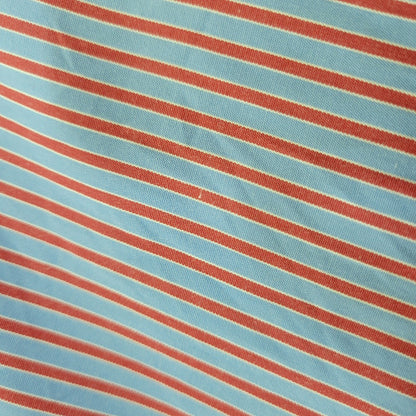 【中古品】【メンズ】 COMME DES GARCONS SHIRT コムデギャルソンシャツ フランス製 1995AW-98SS STRIPE SHIRT ストライプ シャツ トップス 長袖 140-261023-cs-01-izu サイズ：M カラー：ブルー×レッド 万代Net店