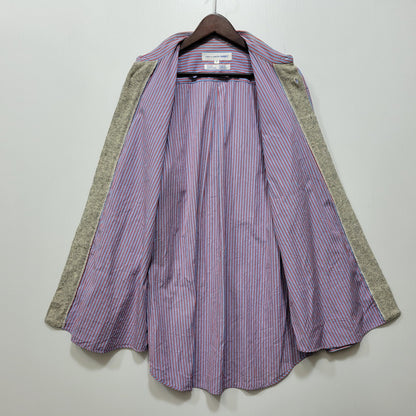 【中古品】【メンズ】 COMME DES GARCONS SHIRT コムデギャルソンシャツ フランス製 1995AW-98SS STRIPE SHIRT ストライプ シャツ トップス 長袖 140-261023-cs-01-izu サイズ：M カラー：ブルー×レッド 万代Net店