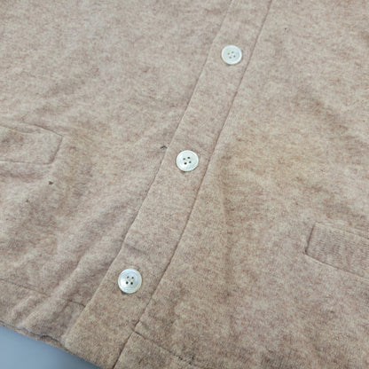 【現状渡し品】【メンズ】 COMME DES GARCONS SHIRT コムデギャルソンシャツ フランス製 1995AW-98SS MESH LINER WOOL CARDIGAN メッシュ ライナー ウール カーディガン トップス 長袖 146-261023-cs-07-izu サイズ：M カラー：ブラウン系 万代Net店