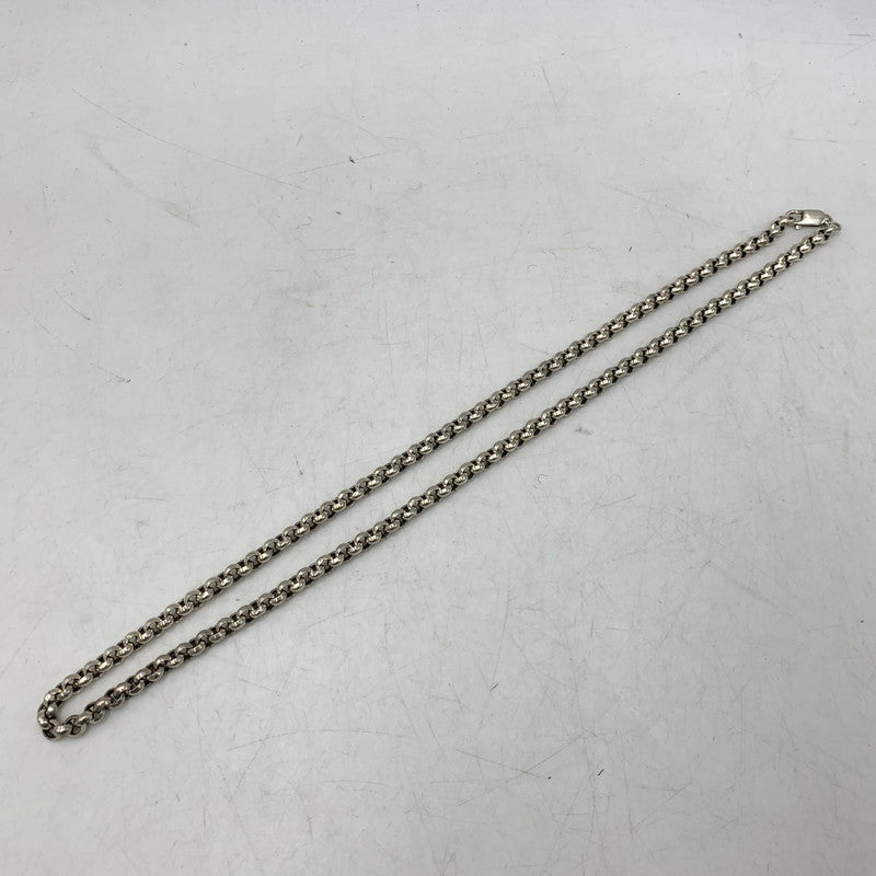 【中古品】【メンズ/レディース】 UNKNOWN 925 ROLL CHAIN NECKLACE ロールチェーン ネックレス アクセサリー 192-261021-as-06-izu カラー：シルバー 万代Net店