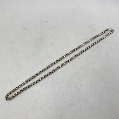 【中古品】【メンズ/レディース】 UNKNOWN 925 ROLL CHAIN NECKLACE ロールチェーン ネックレス アクセサリー 192-261021-as-06-izu カラー：シルバー 万代Net店