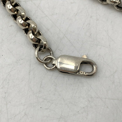 【中古品】【メンズ/レディース】 UNKNOWN 925 ROLL CHAIN NECKLACE ロールチェーン ネックレス アクセサリー 192-261021-as-06-izu カラー：シルバー 万代Net店