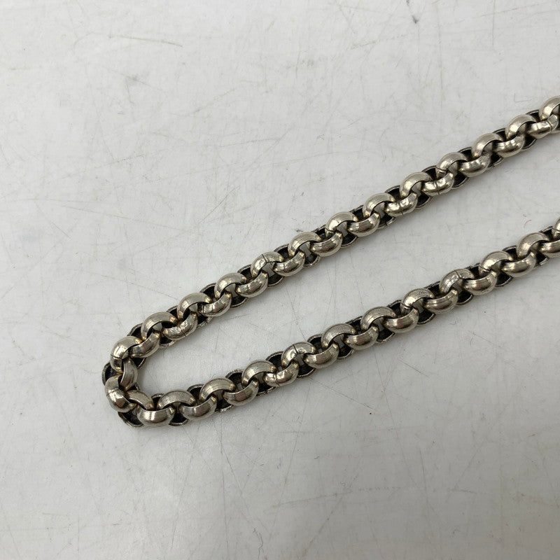 【中古品】【メンズ/レディース】 UNKNOWN 925 ROLL CHAIN NECKLACE ロールチェーン ネックレス アクセサリー 192-261021-as-06-izu カラー：シルバー 万代Net店