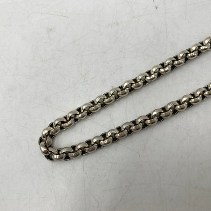 【中古品】【メンズ/レディース】 UNKNOWN 925 ROLL CHAIN NECKLACE ロールチェーン ネックレス アクセサリー 192-261021-as-06-izu カラー：シルバー 万代Net店