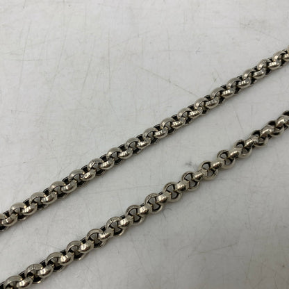 【中古品】【メンズ/レディース】 UNKNOWN 925 ROLL CHAIN NECKLACE ロールチェーン ネックレス アクセサリー 192-261021-as-06-izu カラー：シルバー 万代Net店