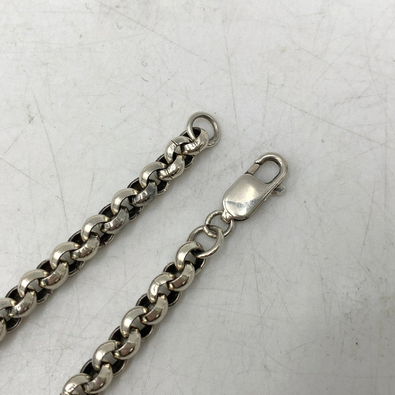 【中古品】【メンズ/レディース】 UNKNOWN 925 ROLL CHAIN NECKLACE ロールチェーン ネックレス アクセサリー 192-261021-as-06-izu カラー：シルバー 万代Net店
