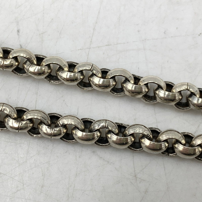 【中古品】【メンズ/レディース】 UNKNOWN 925 ROLL CHAIN NECKLACE ロールチェーン ネックレス アクセサリー 192-261021-as-06-izu カラー：シルバー 万代Net店