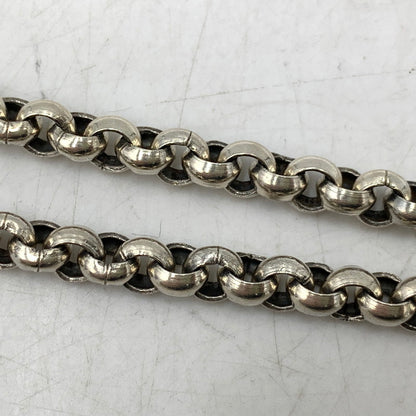 【中古品】【メンズ/レディース】 UNKNOWN 925 ROLL CHAIN NECKLACE ロールチェーン ネックレス アクセサリー 192-261021-as-06-izu カラー：シルバー 万代Net店