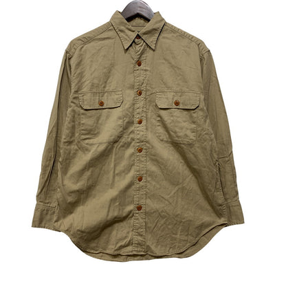 【中古品】【レディース】 POLO COUNTRY ポロ カントリー 2POCKET LS SHIRT 2ポケット ロングスリーブ シャツ トップス 長袖 168-261030-cs-10-izu サイズ：7 カラー：ベージュ 万代Net店