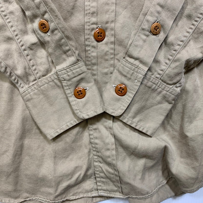 【中古品】【レディース】 POLO COUNTRY ポロ カントリー 2POCKET LS SHIRT 2ポケット ロングスリーブ シャツ トップス 長袖 168-261030-cs-10-izu サイズ：7 カラー：ベージュ 万代Net店