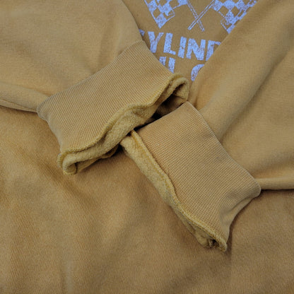 【中古品】【メンズ】 EDWIN エドウィン USA製 80～90’S RAGLANSLEEVE SWEATSHIRT ラグランスリーブ スウェットシャツ トップス 長袖 146-261029-ya-01-izu サイズ：L カラー：イエロー 万代Net店