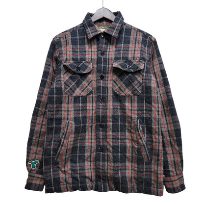 【中古品】【メンズ】 HBNS ハバノス TCF限定 WOOL SHIRT JACKET ウール シャツ ジャケット アウター 142-261029-ya-02-izu サイズ：M カラー：グレー系 万代Net店