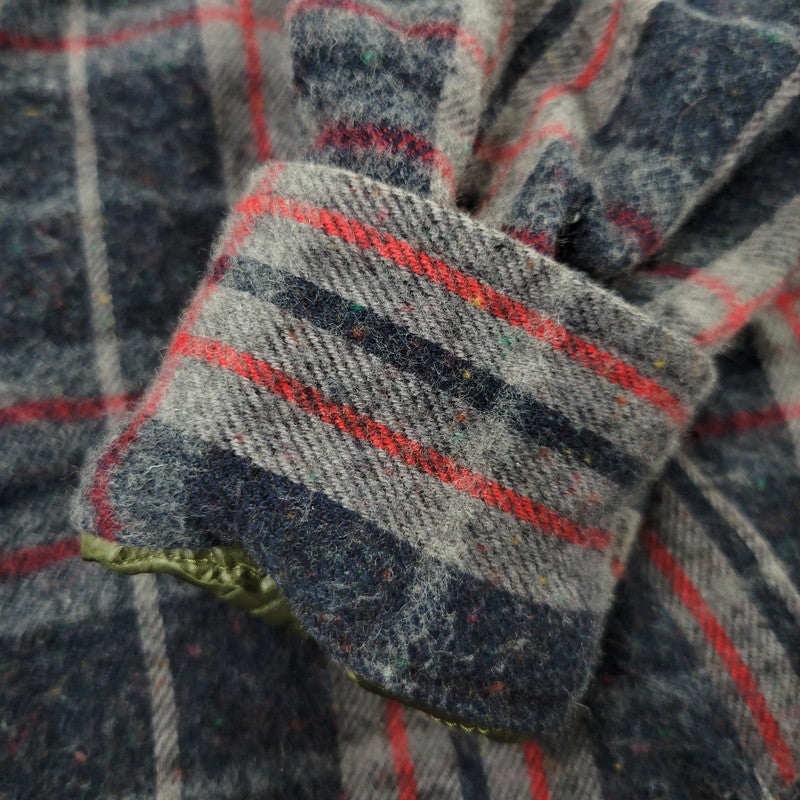 【中古品】【メンズ】 HBNS ハバノス TCF限定 WOOL SHIRT JACKET ウール シャツ ジャケット アウター 142-261029-ya-02-izu サイズ：M カラー：グレー系 万代Net店