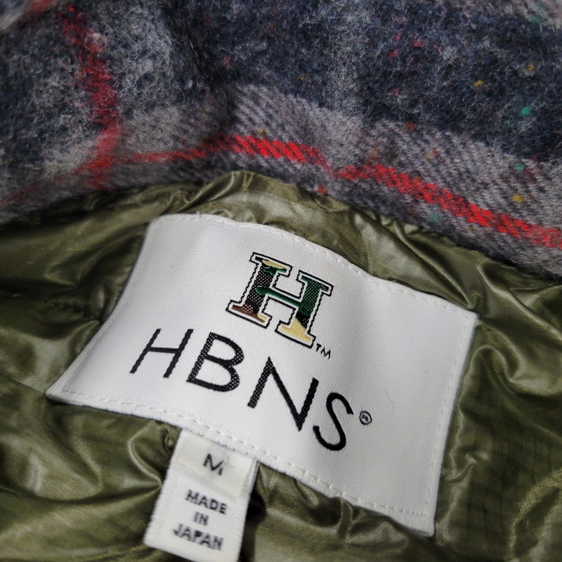 【中古品】【メンズ】 HBNS ハバノス TCF限定 WOOL SHIRT JACKET ウール シャツ ジャケット アウター 142-261029-ya-02-izu サイズ：M カラー：グレー系 万代Net店