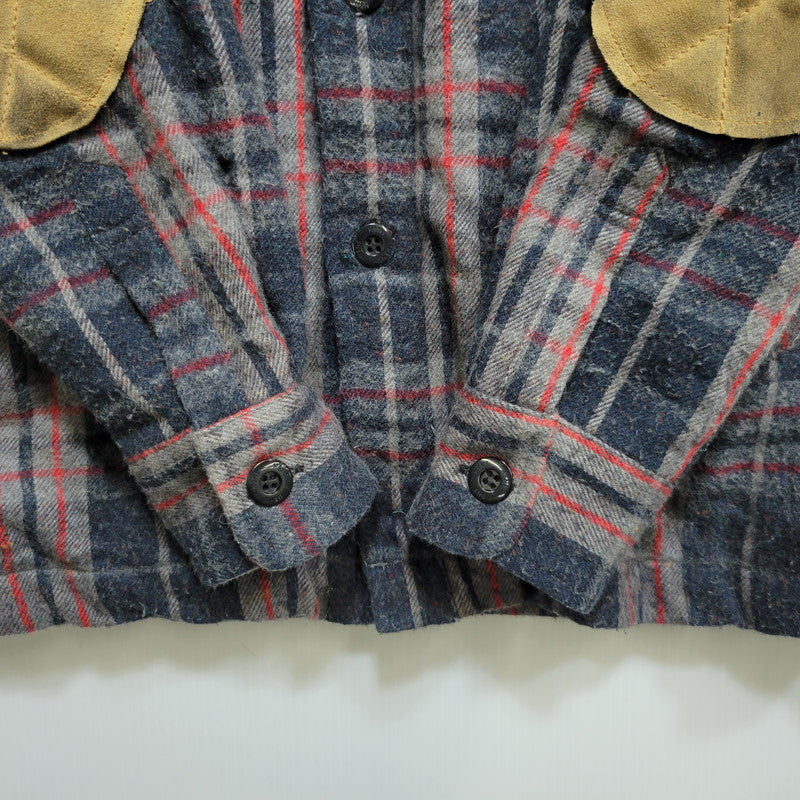 【中古品】【メンズ】 HBNS ハバノス TCF限定 WOOL SHIRT JACKET ウール シャツ ジャケット アウター 142-261029-ya-02-izu サイズ：M カラー：グレー系 万代Net店