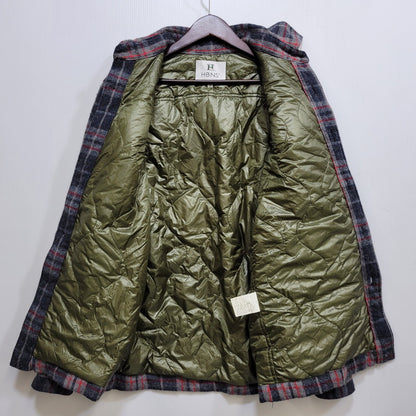 【中古品】【メンズ】 HBNS ハバノス TCF限定 WOOL SHIRT JACKET ウール シャツ ジャケット アウター 142-261029-ya-02-izu サイズ：M カラー：グレー系 万代Net店
