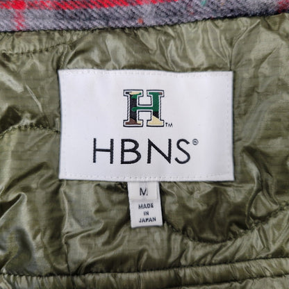 【中古品】【メンズ】 HBNS ハバノス TCF限定 WOOL SHIRT JACKET ウール シャツ ジャケット アウター 142-261029-ya-02-izu サイズ：M カラー：グレー系 万代Net店