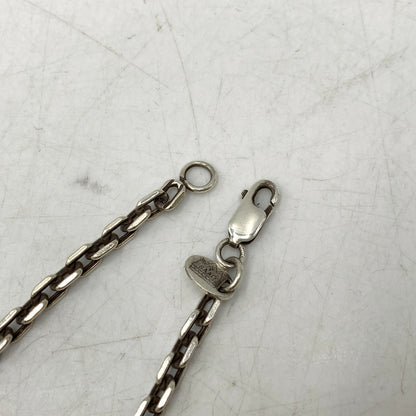 【中古品】【メンズ/レディース】 SAAD サード 925 CUT AZUKI CHAIN NECKLACE カットアズキチェーン ネックレス アクセサリー 191-261021-as-05-izu カラー：シルバー 万代Net店