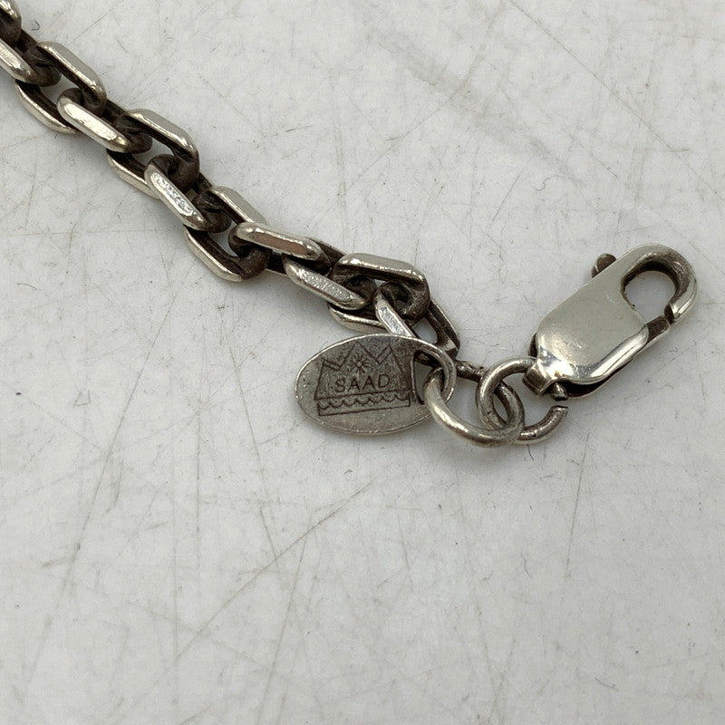 【中古品】【メンズ/レディース】 SAAD サード 925 CUT AZUKI CHAIN NECKLACE カットアズキチェーン ネックレス アクセサリー 191-261021-as-05-izu カラー：シルバー 万代Net店
