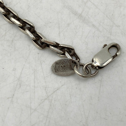 【中古品】【メンズ/レディース】 SAAD サード 925 CUT AZUKI CHAIN NECKLACE カットアズキチェーン ネックレス アクセサリー 191-261021-as-05-izu カラー：シルバー 万代Net店