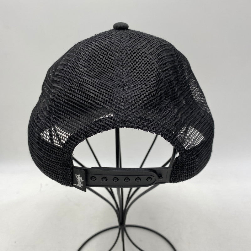 【中古品】【メンズ/レディース】 STUSSY ステューシー 1311170 TRUCKER S CROWN SNAPBACK トラッカー エスクラウン スナップバック キャップ 帽子 185-261024-ms-17-izu サイズ：F カラー：ブラック 万代Net店