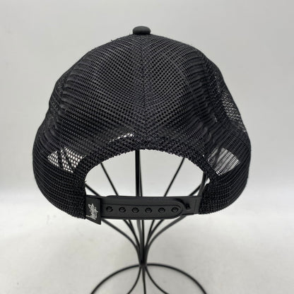 【中古品】【メンズ/レディース】 STUSSY ステューシー 1311170 TRUCKER S CROWN SNAPBACK トラッカー エスクラウン スナップバック キャップ 帽子 185-261024-ms-17-izu サイズ：F カラー：ブラック 万代Net店