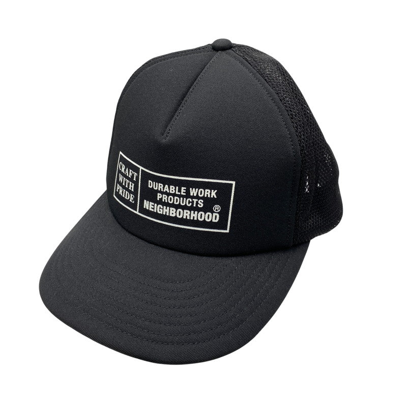 【中古品】【メンズ/レディース】 NEIGHBORHOOD ネイバーフッド 252YGNH-HT04 MESH CAP メッシュキャップ 帽子 185-261024-ms-16-izu サイズ：F カラー：ブラック 万代Net店