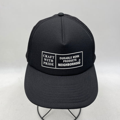 【中古品】【メンズ/レディース】 NEIGHBORHOOD ネイバーフッド 252YGNH-HT04 MESH CAP メッシュキャップ 帽子 185-261024-ms-16-izu サイズ：F カラー：ブラック 万代Net店