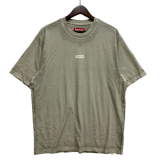 【中古品】【メンズ】 SUPREME シュプリーム OVERPRINT SMALL BOX SS TOP オーバープリント スモール ボックス ショートスリーブ トップス Tシャツ 149-261021-kh-04-izu サイズ：M カラー：グレー系 万代Net店