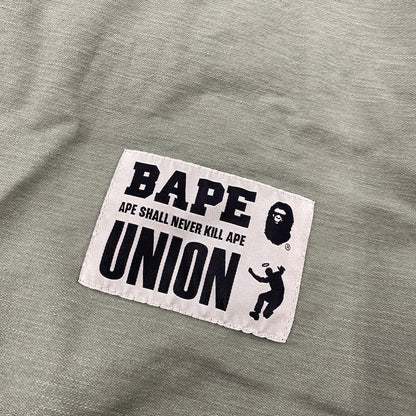 【中古品】【メンズ】 A BATHING APE アベイシングエイプ×UNION 001LJJ731906C WASHED COACH JACKET ウォッシュド コーチ ジャケット アウター 142-261027-yn-08-izu サイズ：M カラー：オリーブ 万代Net店