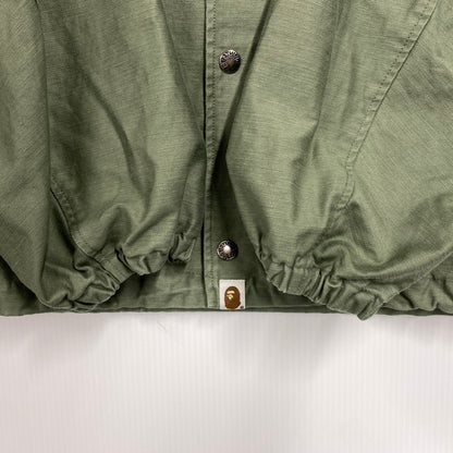 【中古品】【メンズ】 A BATHING APE アベイシングエイプ×UNION 001LJJ731906C WASHED COACH JACKET ウォッシュド コーチ ジャケット アウター 142-261027-yn-08-izu サイズ：M カラー：オリーブ 万代Net店