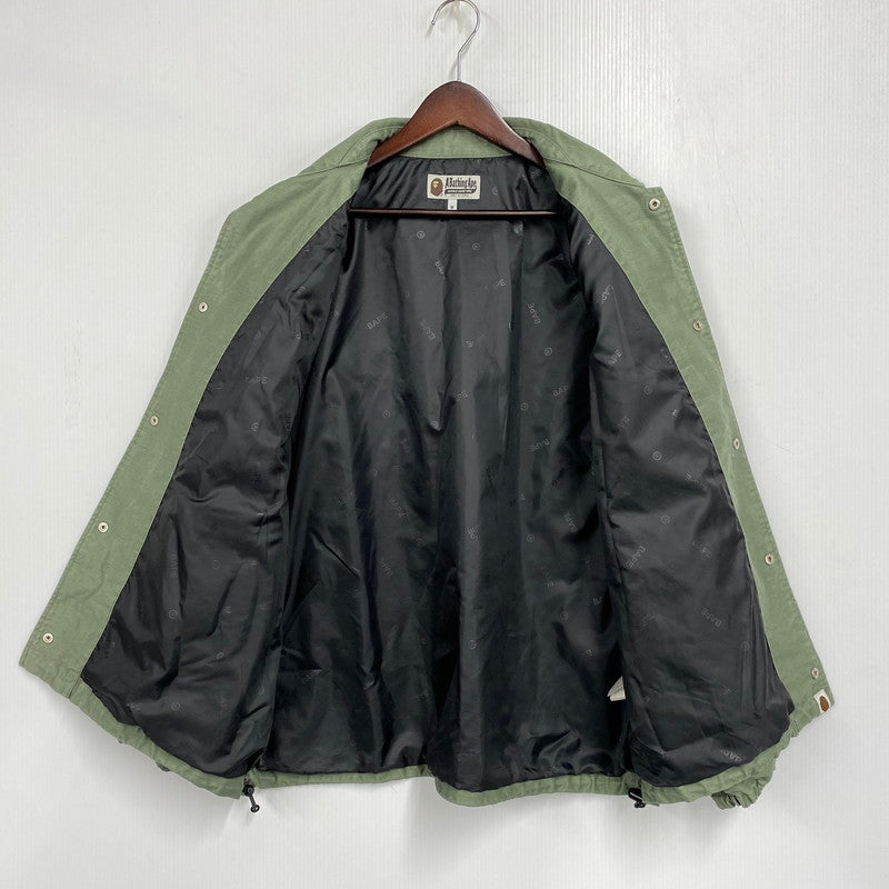 【中古品】【メンズ】 A BATHING APE アベイシングエイプ×UNION 001LJJ731906C WASHED COACH JACKET ウォッシュド コーチ ジャケット アウター 142-261027-yn-08-izu サイズ：M カラー：オリーブ 万代Net店