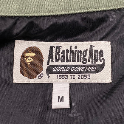 【中古品】【メンズ】 A BATHING APE アベイシングエイプ×UNION 001LJJ731906C WASHED COACH JACKET ウォッシュド コーチ ジャケット アウター 142-261027-yn-08-izu サイズ：M カラー：オリーブ 万代Net店