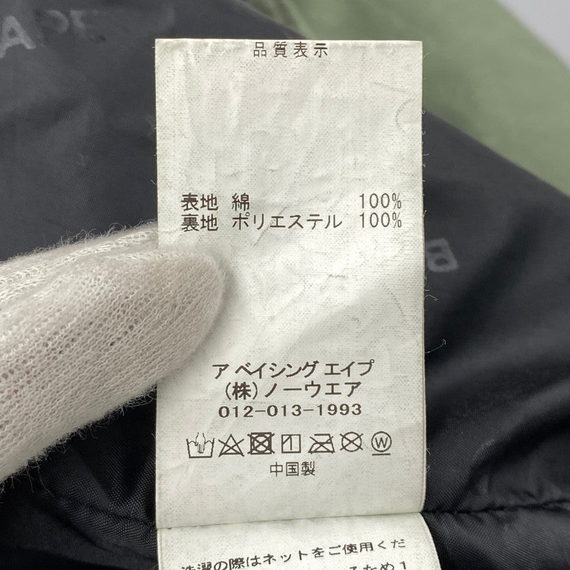 【中古品】【メンズ】 A BATHING APE アベイシングエイプ×UNION 001LJJ731906C WASHED COACH JACKET ウォッシュド コーチ ジャケット アウター 142-261027-yn-08-izu サイズ：M カラー：オリーブ 万代Net店