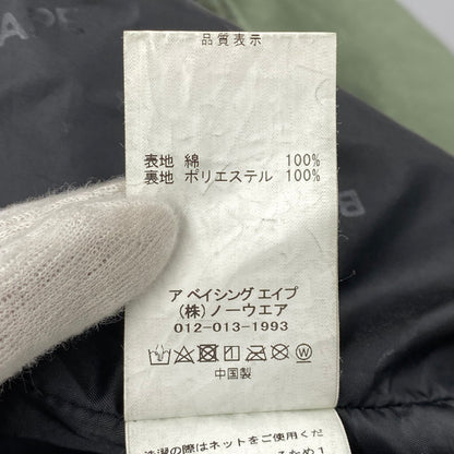 【中古品】【メンズ】 A BATHING APE アベイシングエイプ×UNION 001LJJ731906C WASHED COACH JACKET ウォッシュド コーチ ジャケット アウター 142-261027-yn-08-izu サイズ：M カラー：オリーブ 万代Net店