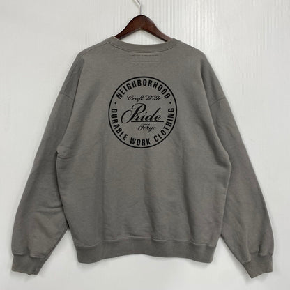 【中古品】【メンズ】 NEIGHBORHOOD ネイバーフッド 242FPNH-CSM01 CLASSIC SWEAT SHIRT LS クラシック スウェット シャツ トップス 142-261027-yn-06-izu サイズ：L カラー：グレー系 万代Net店