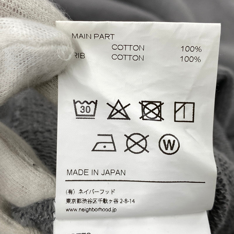 【中古品】【メンズ】 NEIGHBORHOOD ネイバーフッド 242FPNH-CSM01 CLASSIC SWEAT SHIRT LS クラシック スウェット シャツ トップス 142-261027-yn-06-izu サイズ：L カラー：グレー系 万代Net店
