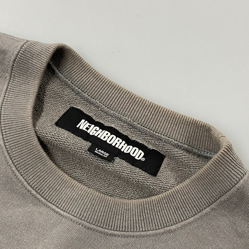 【中古品】【メンズ】 NEIGHBORHOOD ネイバーフッド 242FPNH-CSM01 CLASSIC SWEAT SHIRT LS クラシック スウェット シャツ トップス 142-261027-yn-06-izu サイズ：L カラー：グレー系 万代Net店