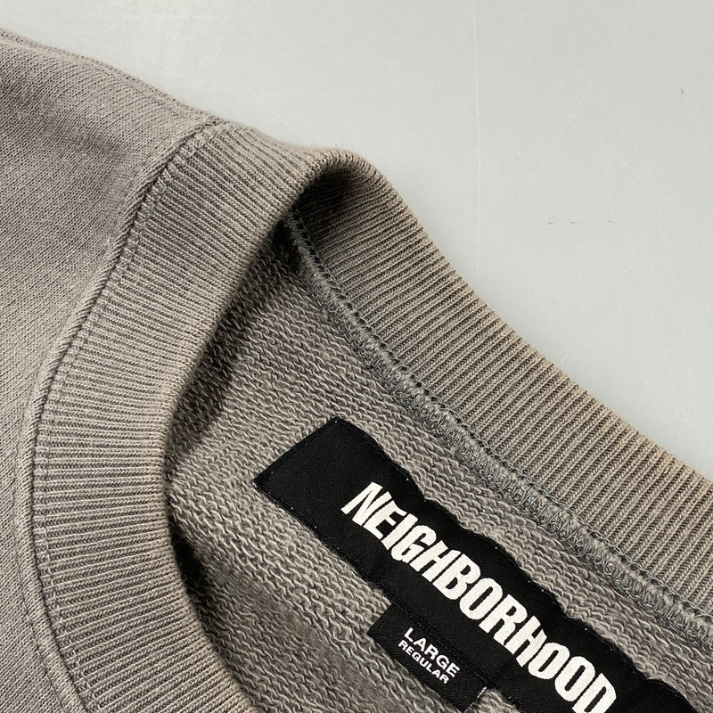 【中古品】【メンズ】 NEIGHBORHOOD ネイバーフッド 242FPNH-CSM01 CLASSIC SWEAT SHIRT LS クラシック スウェット シャツ トップス 142-261027-yn-06-izu サイズ：L カラー：グレー系 万代Net店