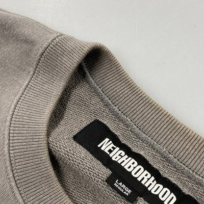 【中古品】【メンズ】 NEIGHBORHOOD ネイバーフッド 242FPNH-CSM01 CLASSIC SWEAT SHIRT LS クラシック スウェット シャツ トップス 142-261027-yn-06-izu サイズ：L カラー：グレー系 万代Net店