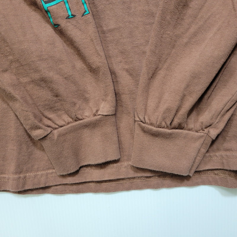 【中古品】【メンズ】 SUPREME シュプリーム 22SS AEON FLUX LS TEE イーオン フラックス ロングスリーブ Tシャツ トップス 長袖 149-261023-cs-10-izu サイズ：XL カラー：ブラウン 万代Net店