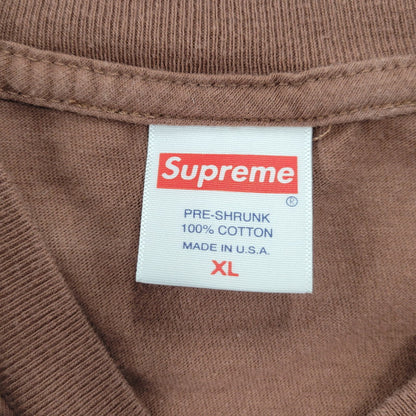 【中古品】【メンズ】 SUPREME シュプリーム 22SS AEON FLUX LS TEE イーオン フラックス ロングスリーブ Tシャツ トップス 長袖 149-261023-cs-10-izu サイズ：XL カラー：ブラウン 万代Net店
